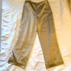 Talbots Pure Silk Gold Pants